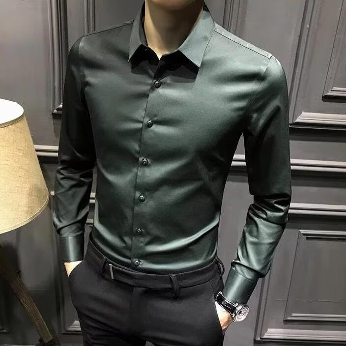 Business Casual Long Sleeve Shirt For Men